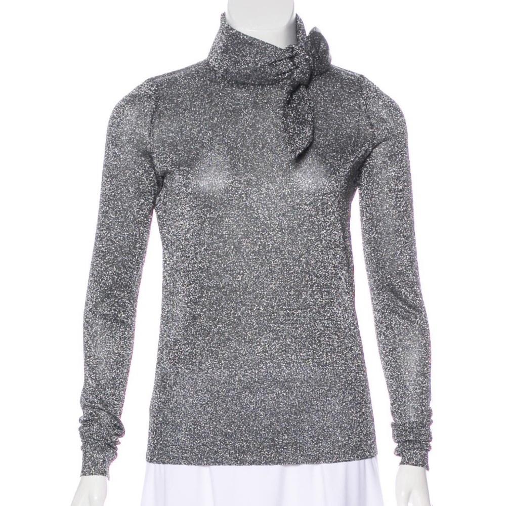 Isabel Marant metallic knit top 38